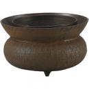 達磨型遠州 錆入鉄色