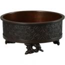 丸型広口七宝 宣徳