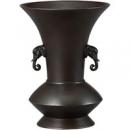 古典立華象耳中 斑焼青銅