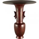 福矢耳豊山瓶 斑朱