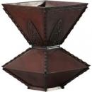 古典立花菱地紋 斑朱