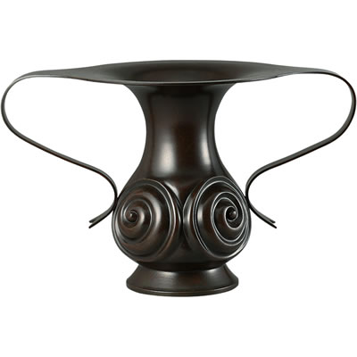 のし耳 斑焼青銅